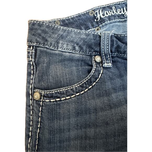 Authentic Harley-Davidson Women's Low Rise Boot Cut Jeans - Picture 11 of 11